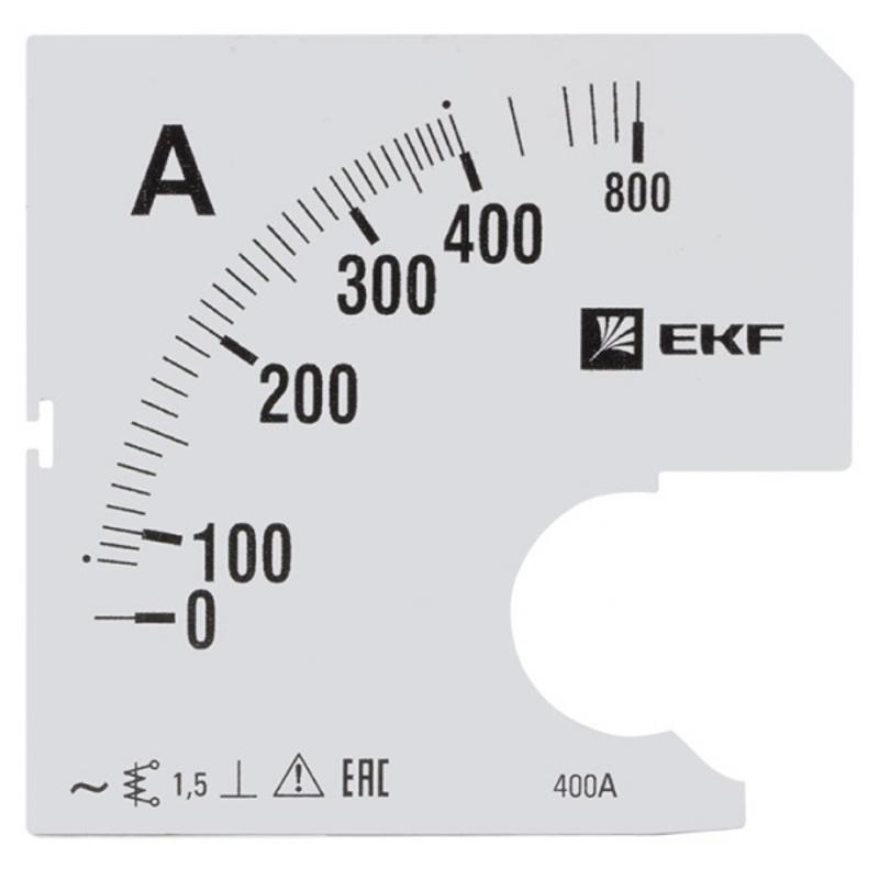 Шкала сменная для A961 400/5А-1,5 EKF PROxima | s-a961-400 | EKF — EKF