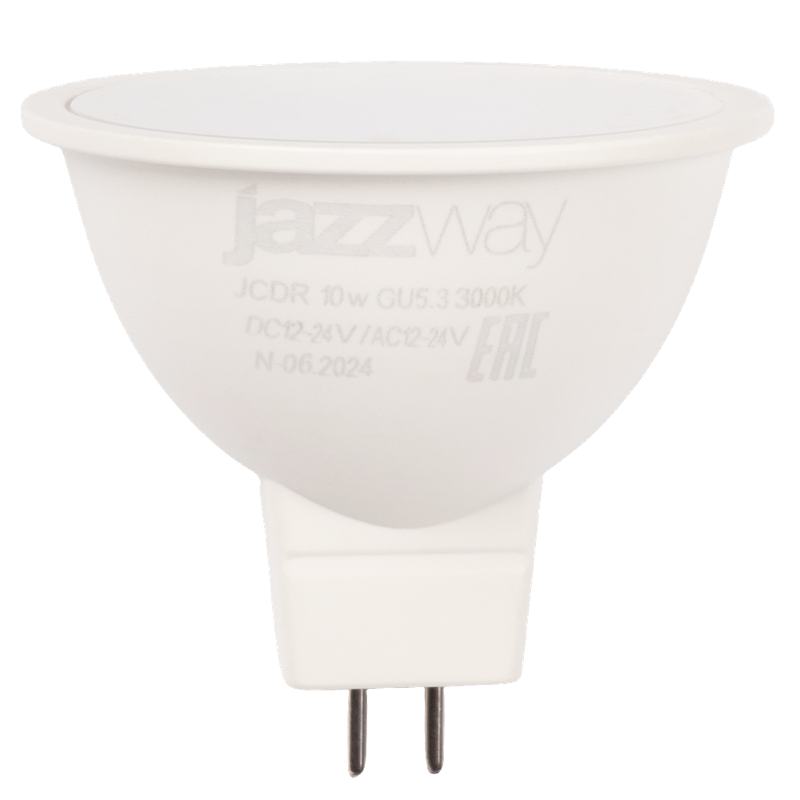 Лампа светодиодная низковольная  PLED- SP JCDR 10w 3000K GU5.3  12-24V  | .5049703 | Jazzway — фото 1 | Sento