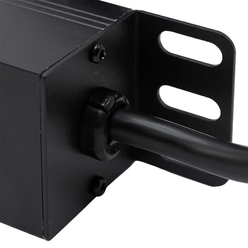 Блок розеток для 19" шкафов, 8 розеток Schuko | R519SH8 | DKC — миниатюра 3