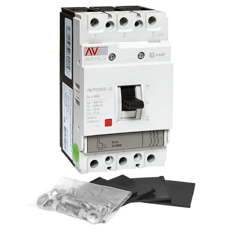 Выключатель автоматический AV POWER-1/3 40А 35kA TR | mccb-13-40-TR-av | EKF — миниатюра 10