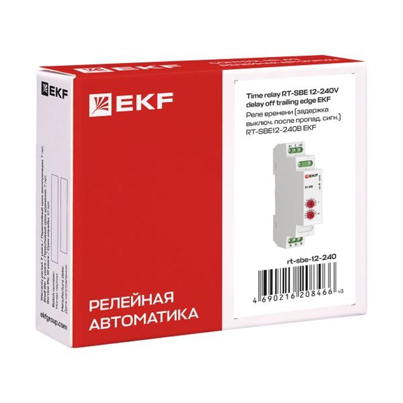Реле времени (задержка выключ. после пропад. сигн.) RT-SBE12-240В EKF PROxima|rt-sbe-12-240|EKF — миниатюра 9
