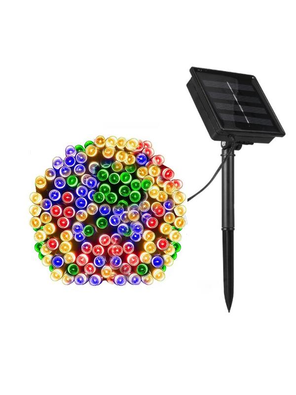 Cветильник садовый декоративный Сеть 150 LED на солнечной батарее мультиколор ERAUF024-16 2м*1,35м | Б0044225 | ЭРА — миниатюра 1