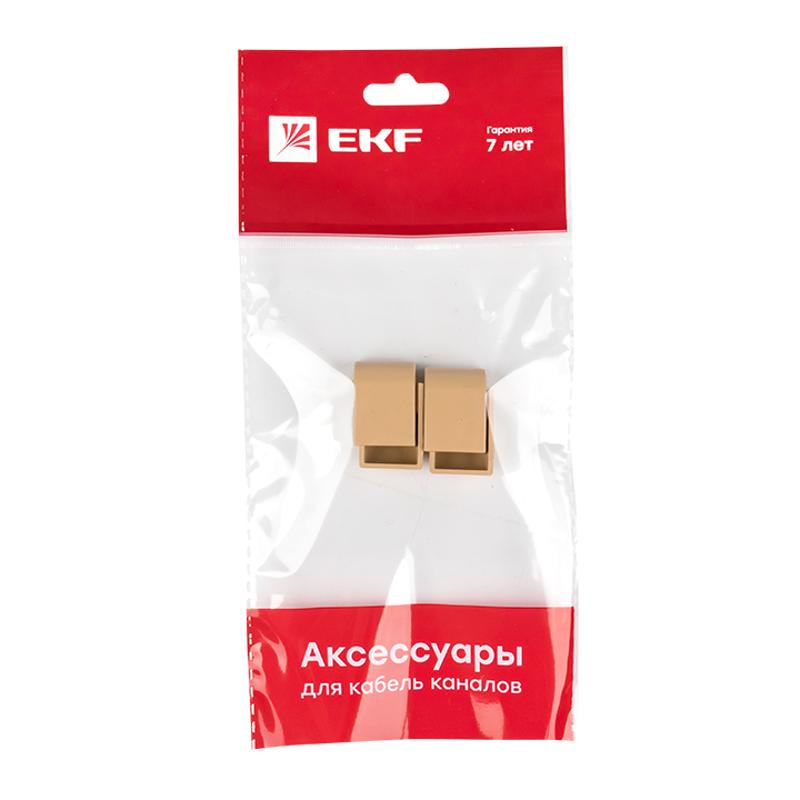 Заглушка (15х10) (4 шт) Plast EKF PROxima   под светлое дерево  |  ecl-15-10x4 |  EKF  — миниатюра 7