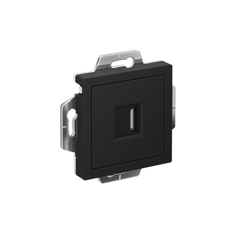AtlasDesign Карбон Розетка HDMI, тип А-А, механизм | ATN001080 | SE — Systeme Electric