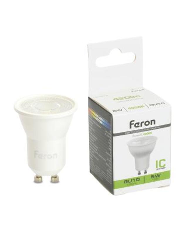 Лампа светодиодная, (5W) 230V GU10 4000K MR11 с линзой 38 градусов, LB-272 | 51219 | FERON — Feron