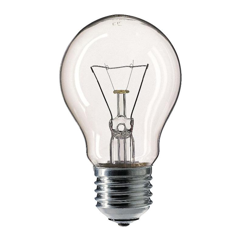 Лампа накаливания ЛОН Stan 40W E27 230V A55 CL 1CT/12X10 | 926000000885 | PHILIPS — миниатюра 1