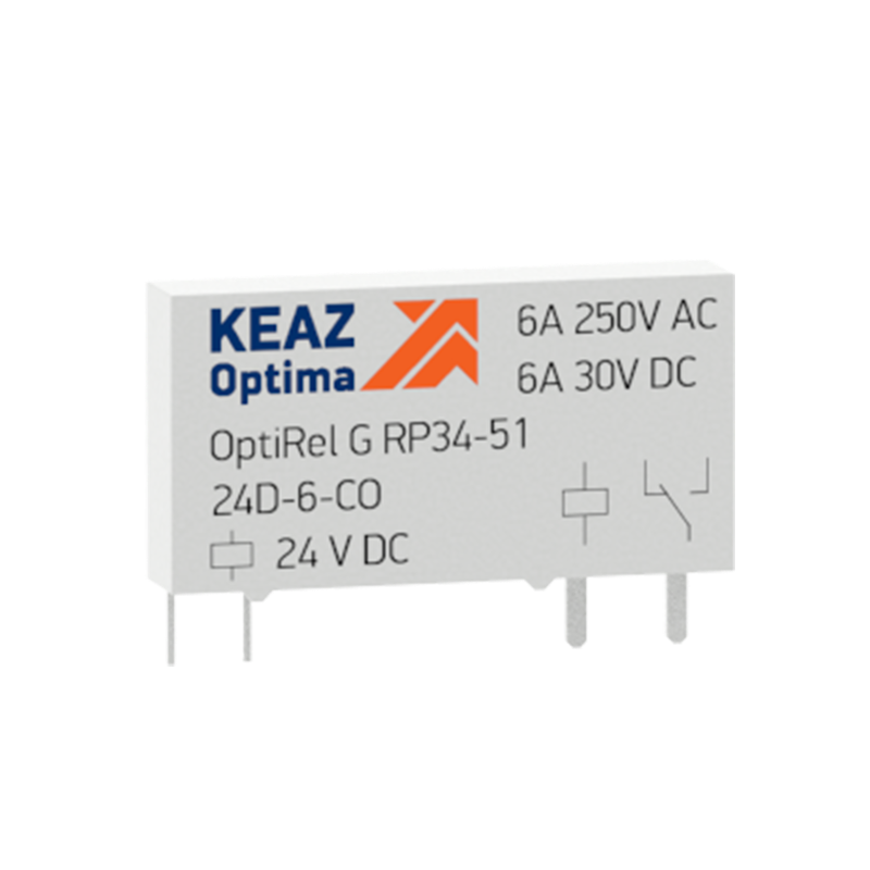 Реле промежуточное OptiRel G RP34-51-60D-6-CO-G| 281151 | КЭАЗ — КЭАЗ (Курский электроаппаратный завод)