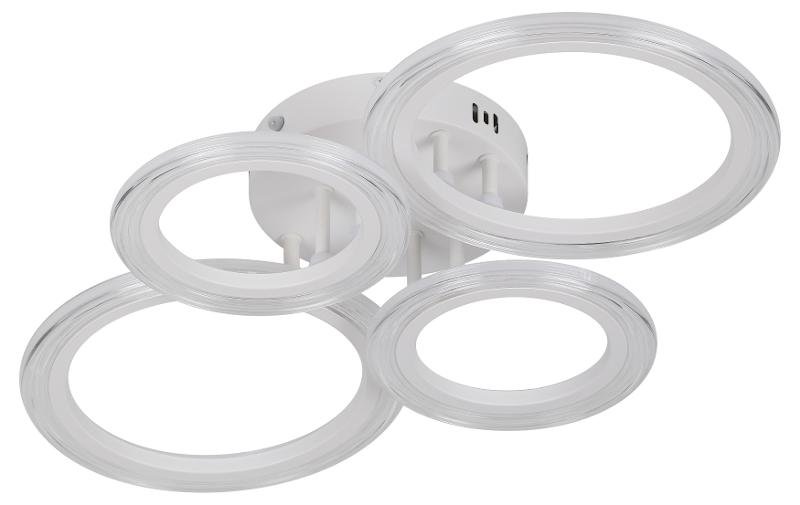 Светильник потолочный светодиодный  Модерн Ring CLL-1-59-RC WH с ДУ 59W 3000-6500К белый | Б0069748 | ЭРА — миниатюра 2
