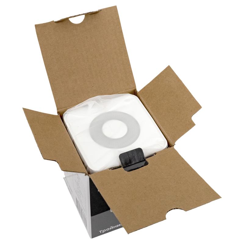 Удлинитель "Куб" 2 гнезда 2USB 2,4А+Type C + Ночник 1,3 метра 1мм2 | UBA-CUB-2-TC | EKF — миниатюра 10