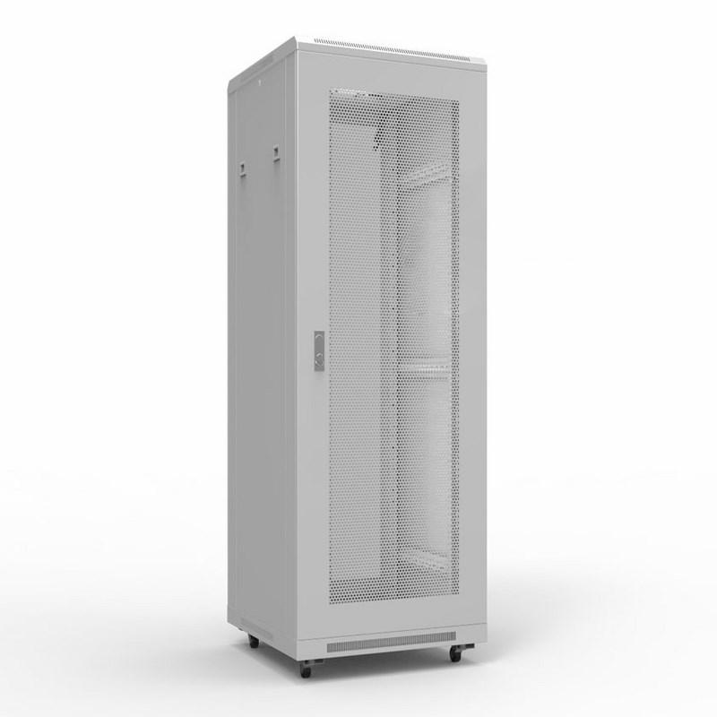 19" Напольный шкаф серии Standart 42U 600х600 мм, передняя и задняя дверь перфорация, RAL 7035 (состоит из 2 частей) | 04-2333 | REXANT — фото 1 | Sento
