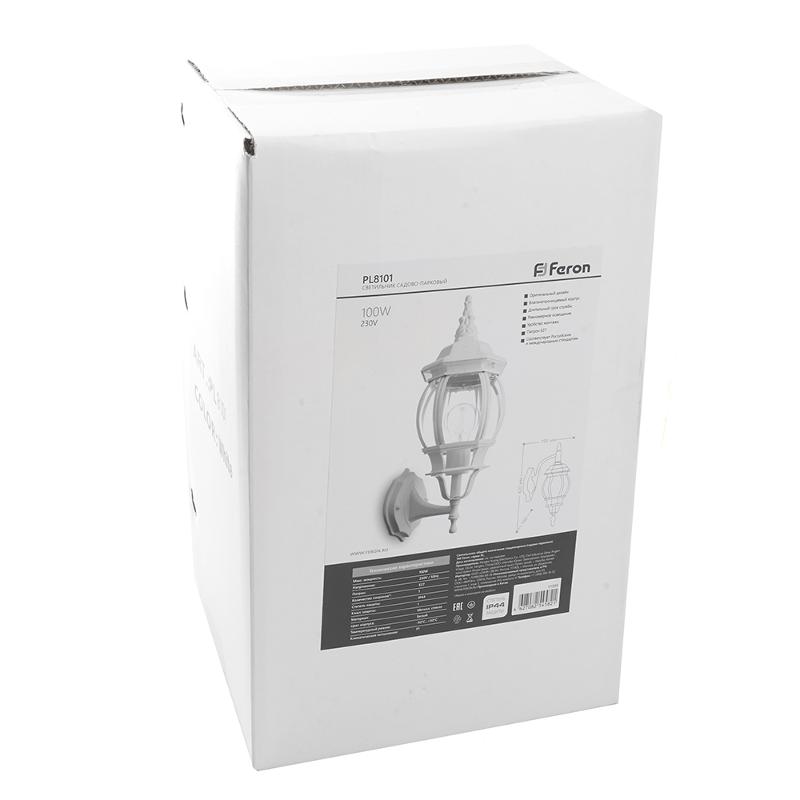 Светильник садово-парковый 8101 100W 230V E27 160*195*420мм белый | 11095 | FERON — миниатюра 4