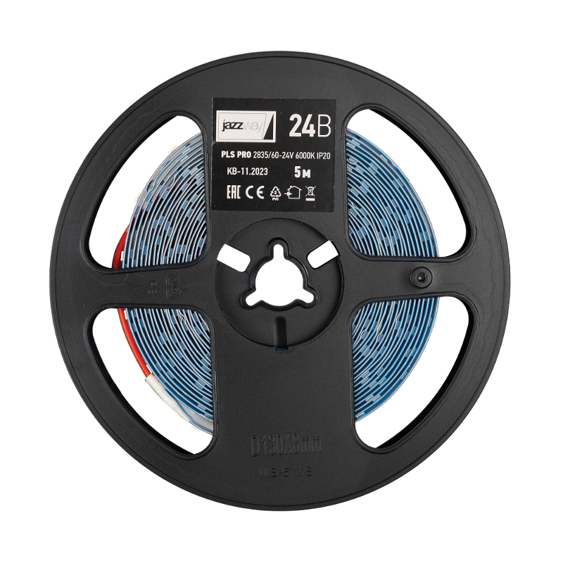 Лента светодиодная PLS PRO 2835/ 60-24V 6000K IP20 -5m | .5015654 | Jazzway — Jazzway