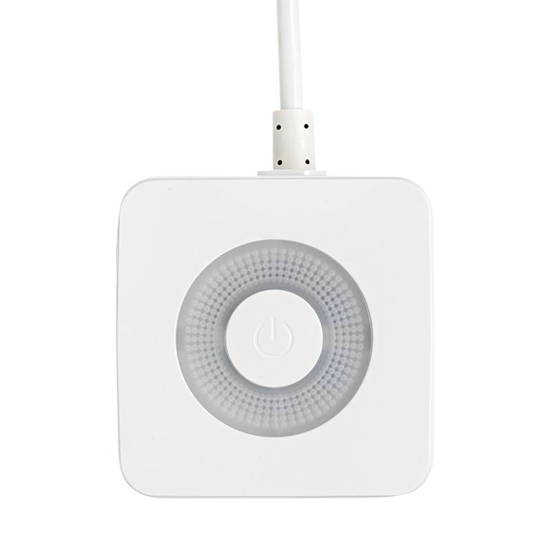 Удлинитель "Куб" 2 гнезда 2USB 2,4А+Type C + Ночник 1,3 метра 1мм2 | UBA-CUB-2-TC | EKF — миниатюра 8