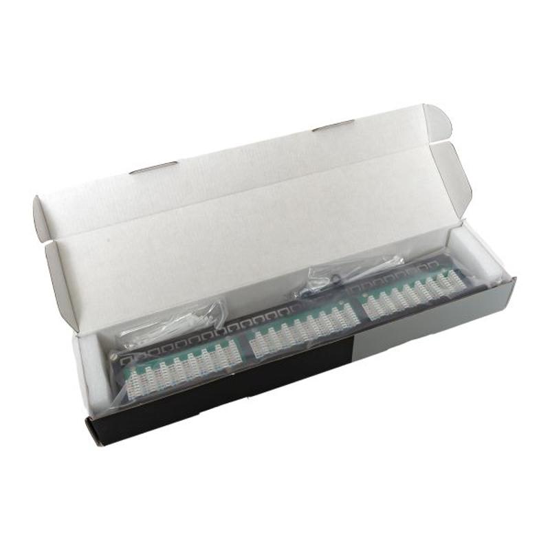 Патч-панель высокой плотности TERACOM PRO 19'' Cat.5E 1U неэкранированная UTP 48 портов RJ-45 Dual IDC с органайзером | TRP-PPNL-5EUTP-C1U48 | EKF — миниатюра 13