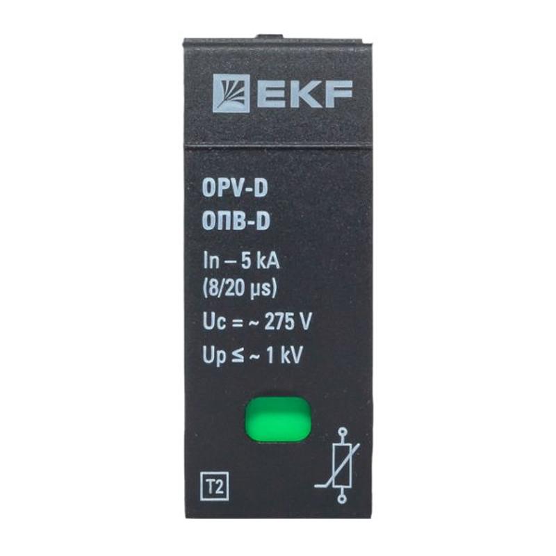 Сменный модуль к ОПВ-D In-5кА 275В с сигнализацией  |opv-d-module| EKF — миниатюра 8