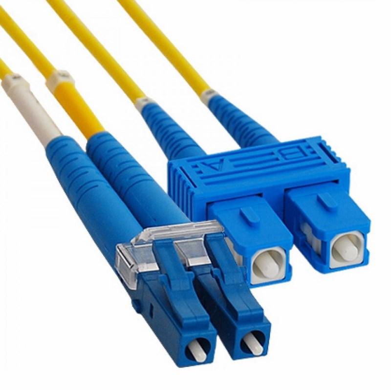 Патч-корд оптический переходной (SM), 9/125 (OS2), LC/UPC-SC/UPC, (Duplex), 2м | 50-2410 | REXANT — REXANT