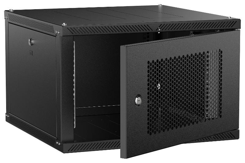 ITK LINEA W Шкаф 6U 600х600мм дверь перф. черный 2.0| LWR5-06U66-PF-2| ITK — ITK