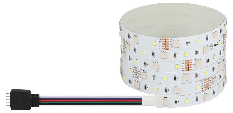 Лента светодиодная  LS5050 -14,4-60-12-RGB+W(6500)-IP20-1 year-5m RGB+холодный белый 5м | Б0059911 | ЭРА — миниатюра 3