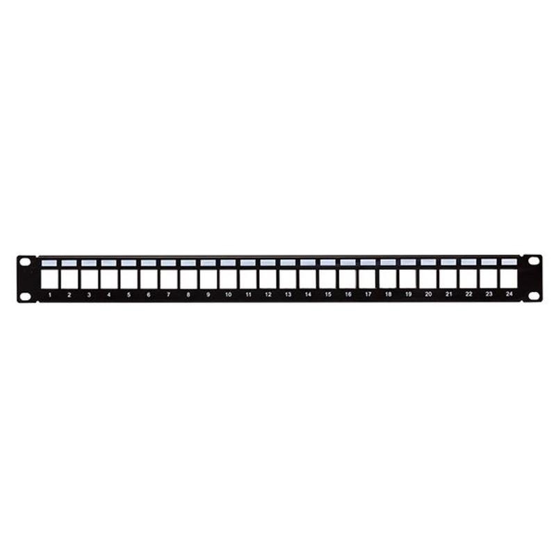 Патч-панель модульная TERACOM PRO 19'' 1U экранированная 24 порта с органайзером (пустая) | TRP-MODP-FTP-1U24 | EKF — миниатюра 7