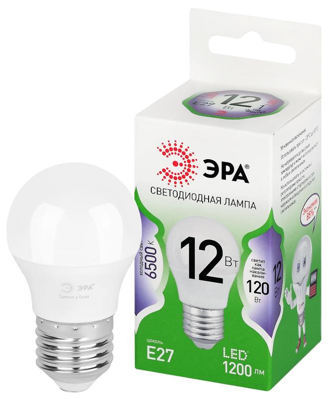 Лампа светодиодная GREEN LINE LED P45-12W-865-E27 GL E27 12 Вт шар холодный свет | Б0067052 | ЭРА — ЭРА (Энергия света)