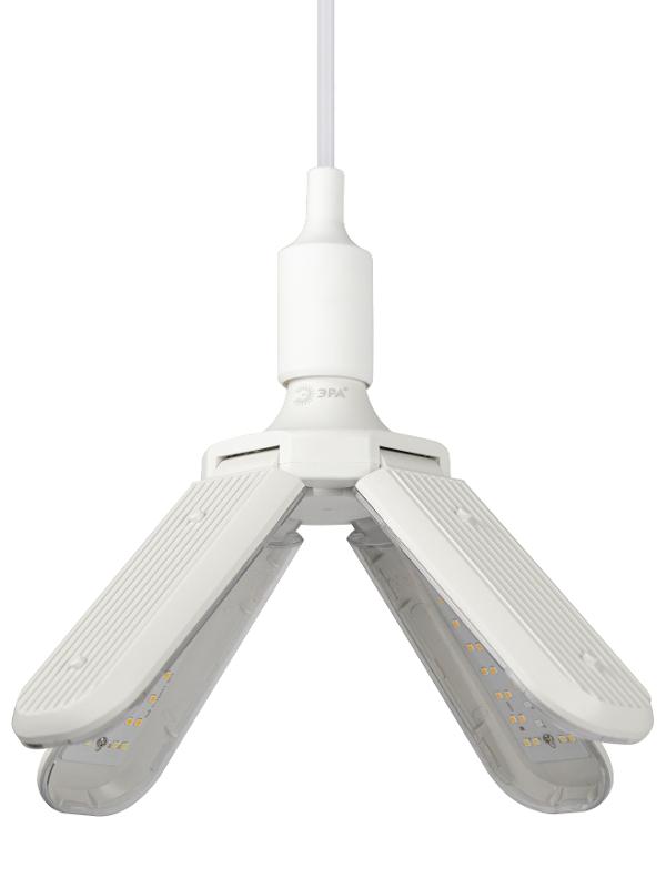 Фитолампа для растений светодиодная  GREEN LINE ФИТО-40W-PFR-E27-GR 4-х лепестковая полного спектра 40 Вт Е27 | Б0064531 | ЭРА — миниатюра 3