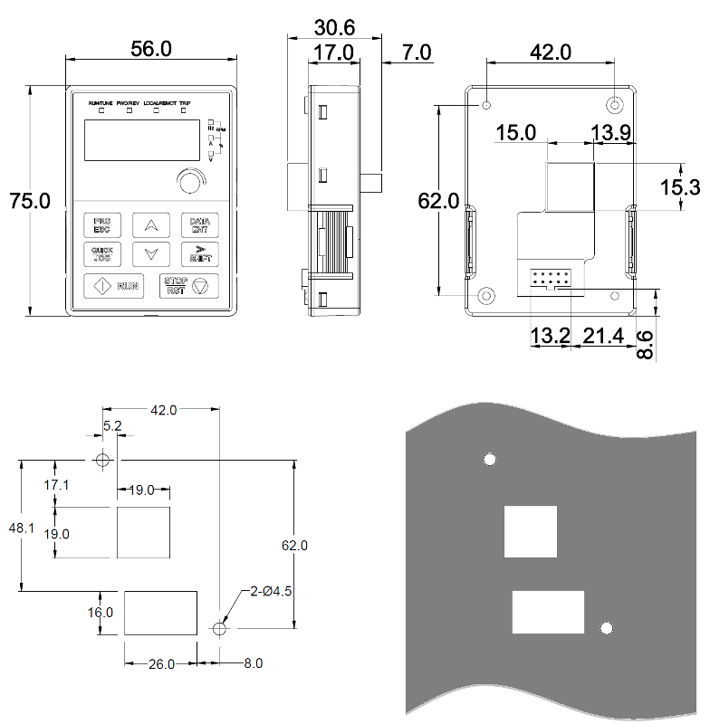 LED панель управления STV320 | SEOP-1202 | Systeme Electric — миниатюра 6