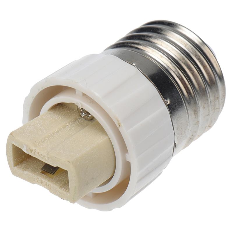 Переходник цокольный E27-G9 белый | 11-8858 | Rexant — REXANT