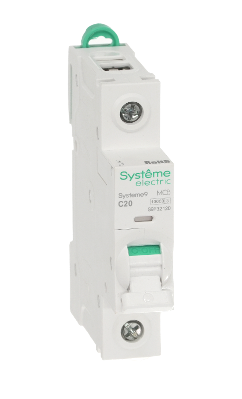 Systeme9 Автоматический выключатель (АВ) C 20A 1P 10kA 230В | S9F32120 | SE — миниатюра 6