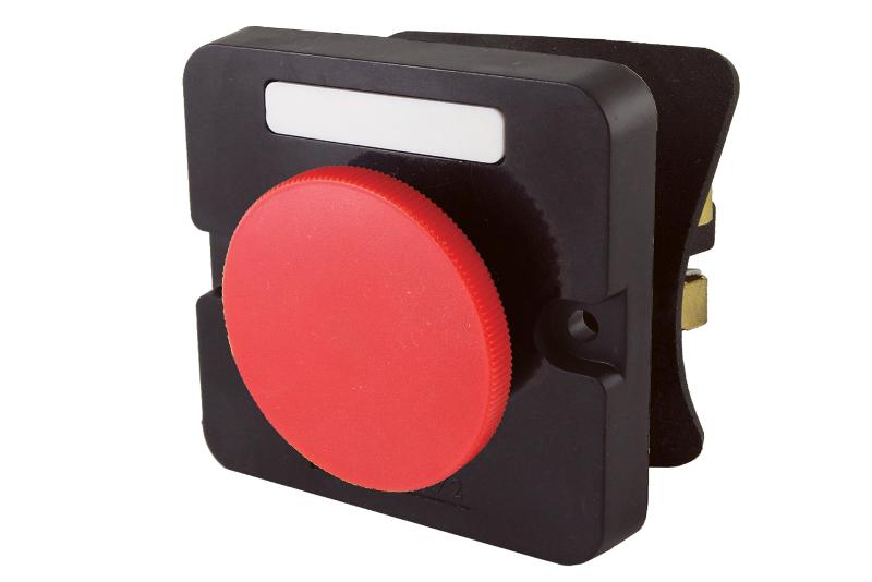 Пост кнопочный ПКЕ 122-1 красный гриб IP54  | SQ0742-0015 | TDM — TDM ELECTRIC