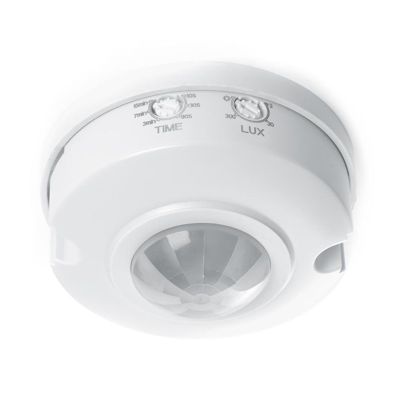 Датчик движения и освещенности 1200W 6m 120°(гориз.) 360°(верт.) белый SEN3 | 41578 | FERON — миниатюра 2