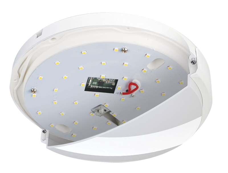 Светильник светодиодный пылевлагозащищенный для ЖКХ ДПБ PBH-PC2-RS SENSOR 8Вт 4000К IP65 опал | 2852113 | Jazzway — миниатюра 2