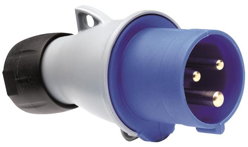 Вилка кабельная ICAT 16A. 2P+E. IP44 216-P6 | 2CMA193501R1000 | ABB — ABB