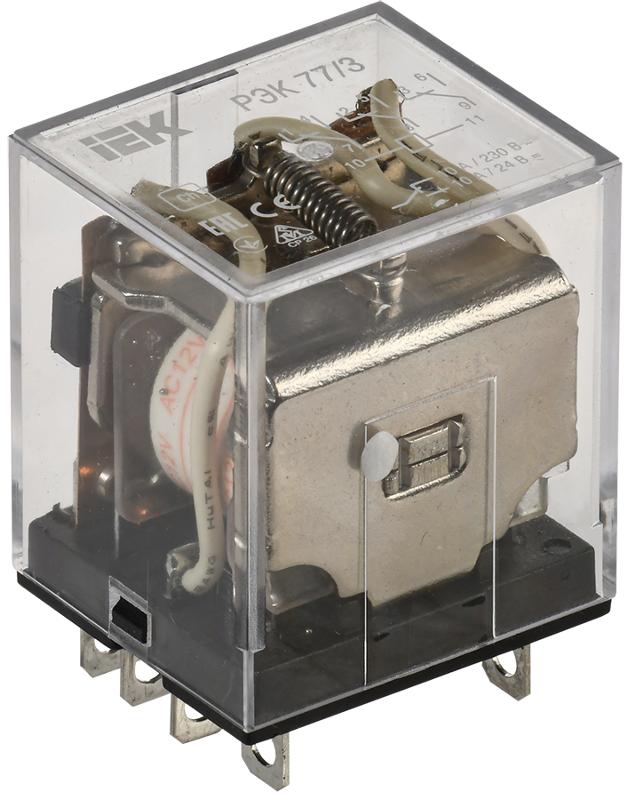 Реле РЭК77/3(LY3) 10А 12В АC  | RRP10-3-10-012A | IEK — IEK (ИЭК)