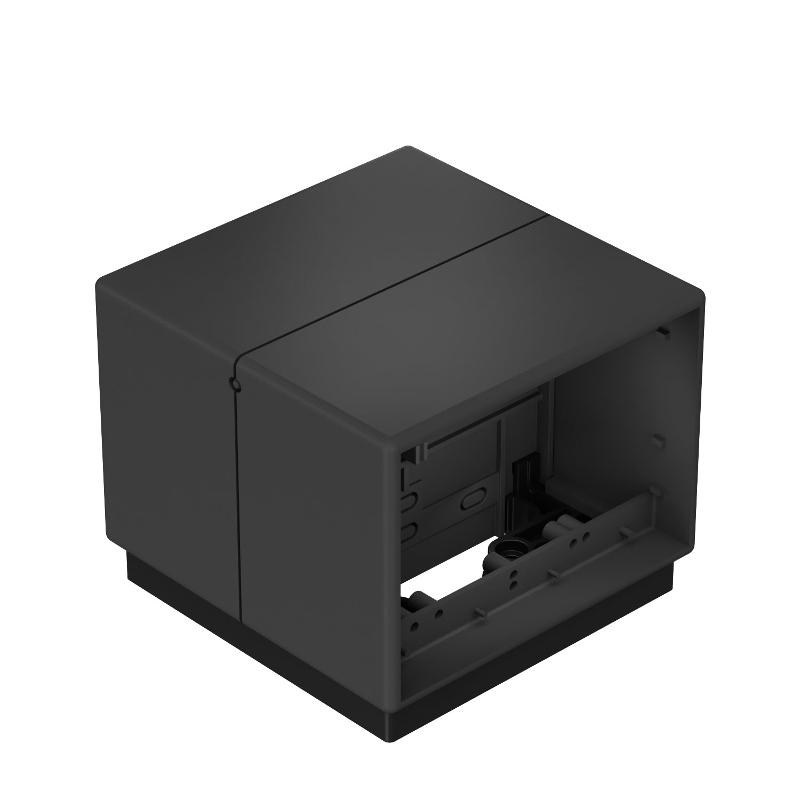 Напольный бокс Telitank 118x118x97 мм (полиамид,черный) (T4B 00C 9011) | 7408292 | OBO Bettermann — OBO Bettermann