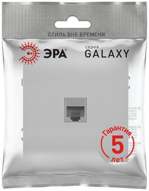 Розетка Galaxy 15-3107-03 информационная RJ45 IP20 алюминий | Б0070739 | ЭРА — миниатюра 2