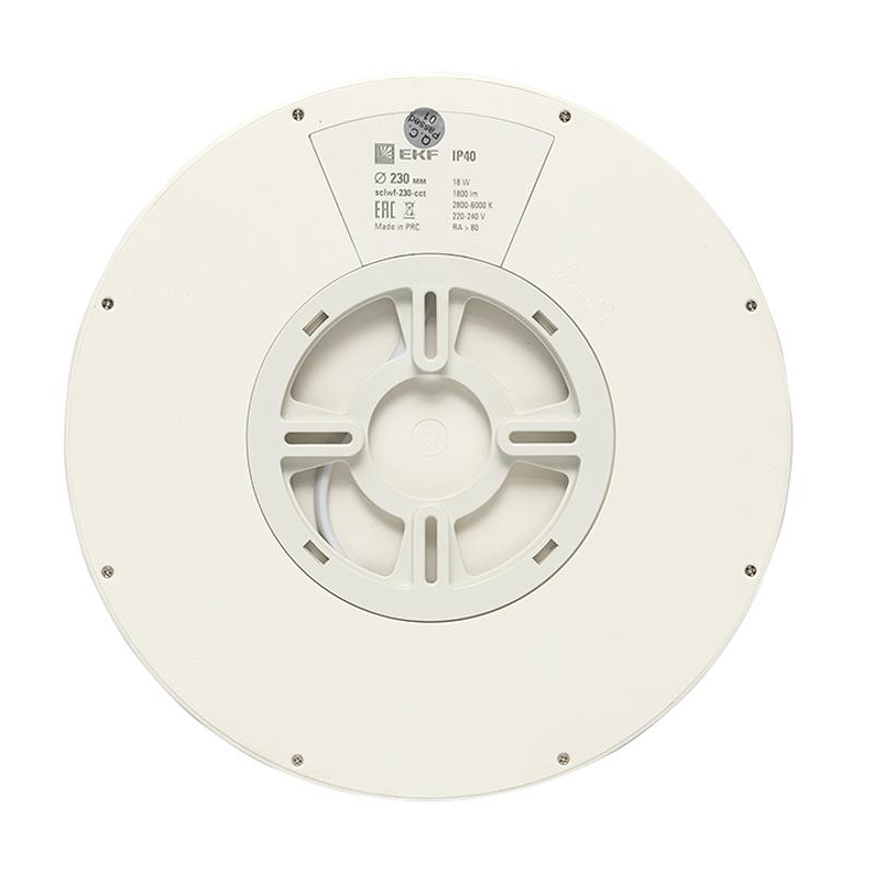 Умный потолочный светильник 230 мм 18W EKF Connect | sclwf-230-cct | EKF — миниатюра 4