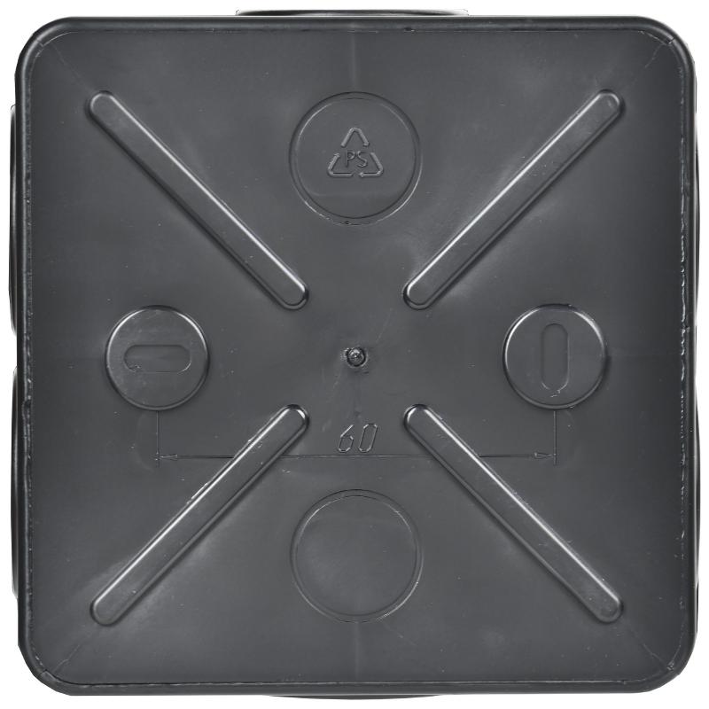 Коробка расп. КМ41255 100х100х50мм IP44 6 вв. черная | UKO21-100-100-050-K02-44 | IEK — миниатюра 5