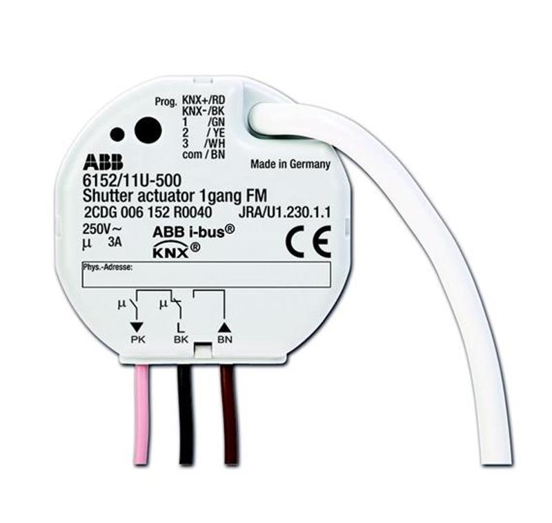 6152/11 U-500 Жалюзиактиватор 230В 1-канальный, FM | 6152-0-0040 | 2CKA006152A0040 | ABB — ABB