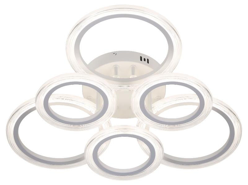 Светильник потолочный светодиодный  Модерн Ring CLL-1-90-RC WH с ДУ 90W 3000-6500К белый | Б0069749 | ЭРА — миниатюра 3
