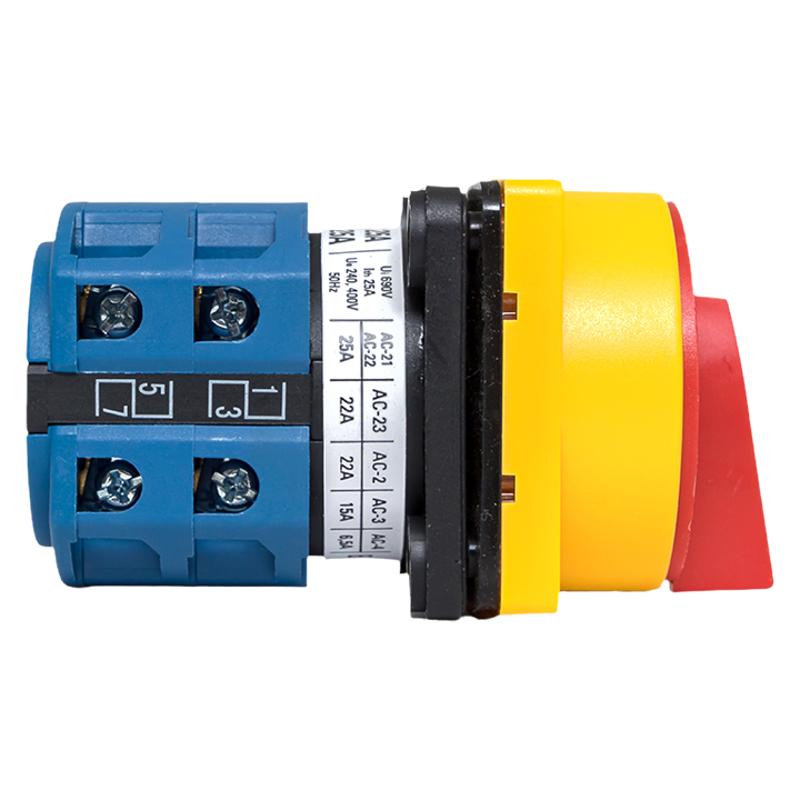 Переключатель кулачковый ПК-1-22 25А 2P "1-0-2" с блокировкой IP65  PROxima |pk-1-22-25-a65| EKF — миниатюра 3