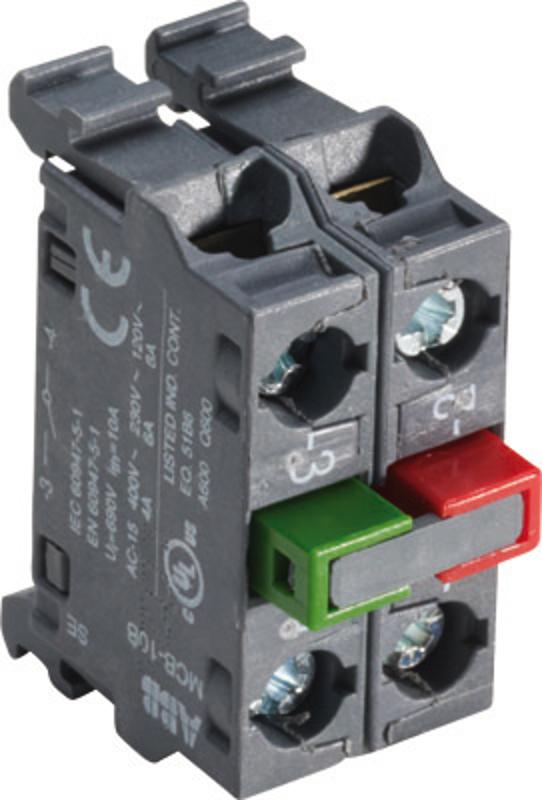 Контактный блок MCB-11B для монтажа в боксы 1НО1H3 | 1SFA611610R2011 | ABB — ABB