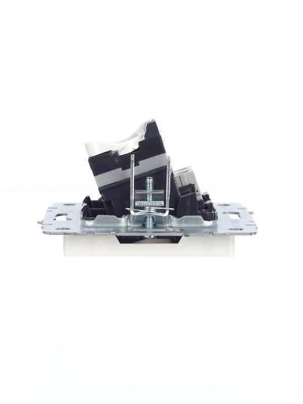 BRITE Розетка двойная RJ11+RJ45 кат.5E РК/Т12-БрЖ жемчужный  | BR-KT20-O-1-K36 | IEK — миниатюра 6