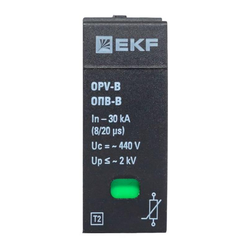 Сменный модуль к ОПВ-B In-30кА 440В с сигнализацией  |opv-b-module| EKF — миниатюра 8