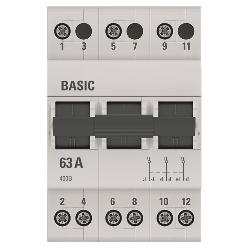 Переключатель трехпозиционный 3P 63А EKF Basic | tps-3-63 | EKF — миниатюра 2