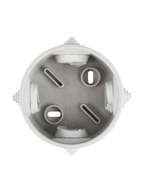 Коробка распределительная КМ41237 для о/п d75х40 мм IP44 (RAL7035, 4 гермоввода) | UKO11-075-040-000-K41-44 | IEK — миниатюра 5