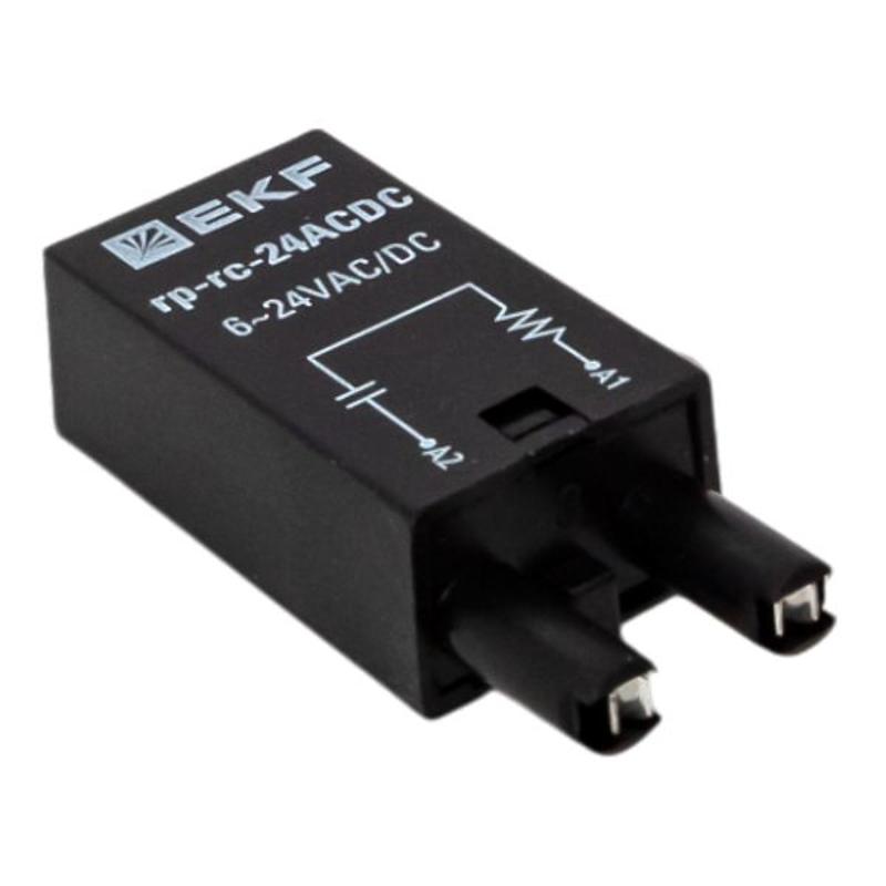 Модуль защитный RC 6-24В AC/DC для промежуточных реле RP AVERES | rp-rc-24ACDC | EKF — миниатюра 7