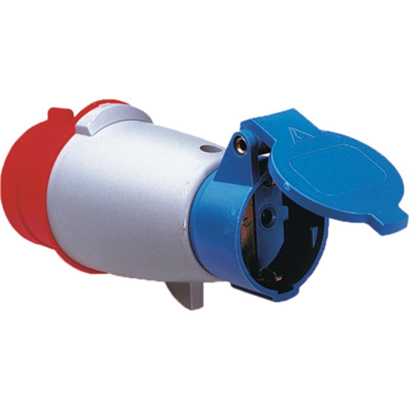 Адаптер 416SCHUKO, IEC/Schuko 16A, 3P+N+E, IP44 | 2CMA170195R1000 | ABB — ABB
