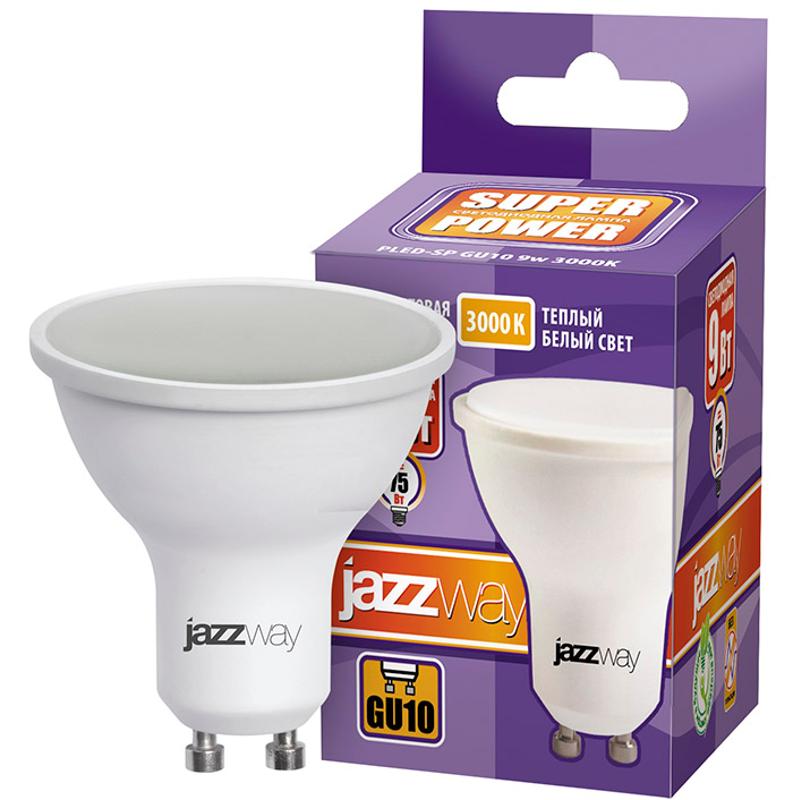 Лампа светодиодная LED 9Вт GU10 230В 3000К PLED- SP 720Lm-E отражатель (рефлектор) | 2859693A | Jazzway — миниатюра 2