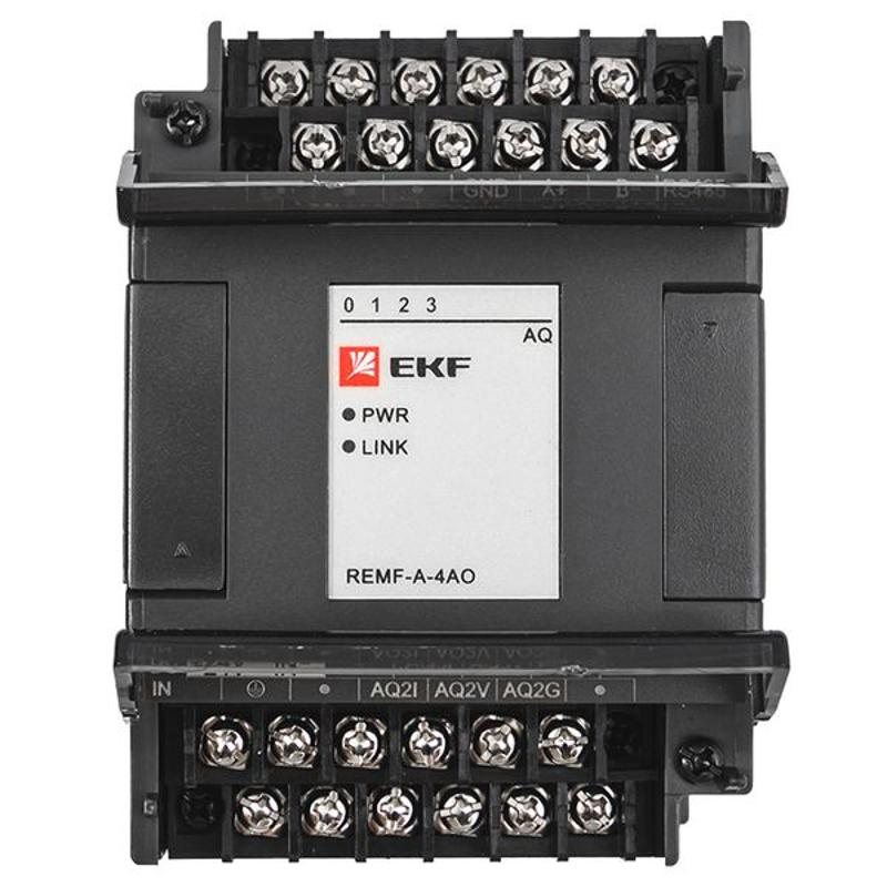 Модуль аналогового вывода REMF 4 PRO-Logic (с поверкой) | REMF-A-4AO-V | EKF — миниатюра 4