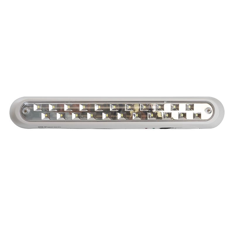 Светильник аварийного освещения аккумуляторный EL14 22 LED AC/DC Li-ION батарея, белый 350 *50*55 мм | 12634 | FERON — миниатюра 2